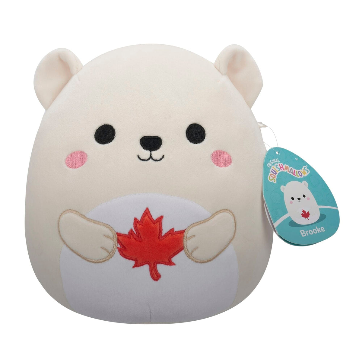 Canada Day Squishmallow Polar Bear Plush, 8-in