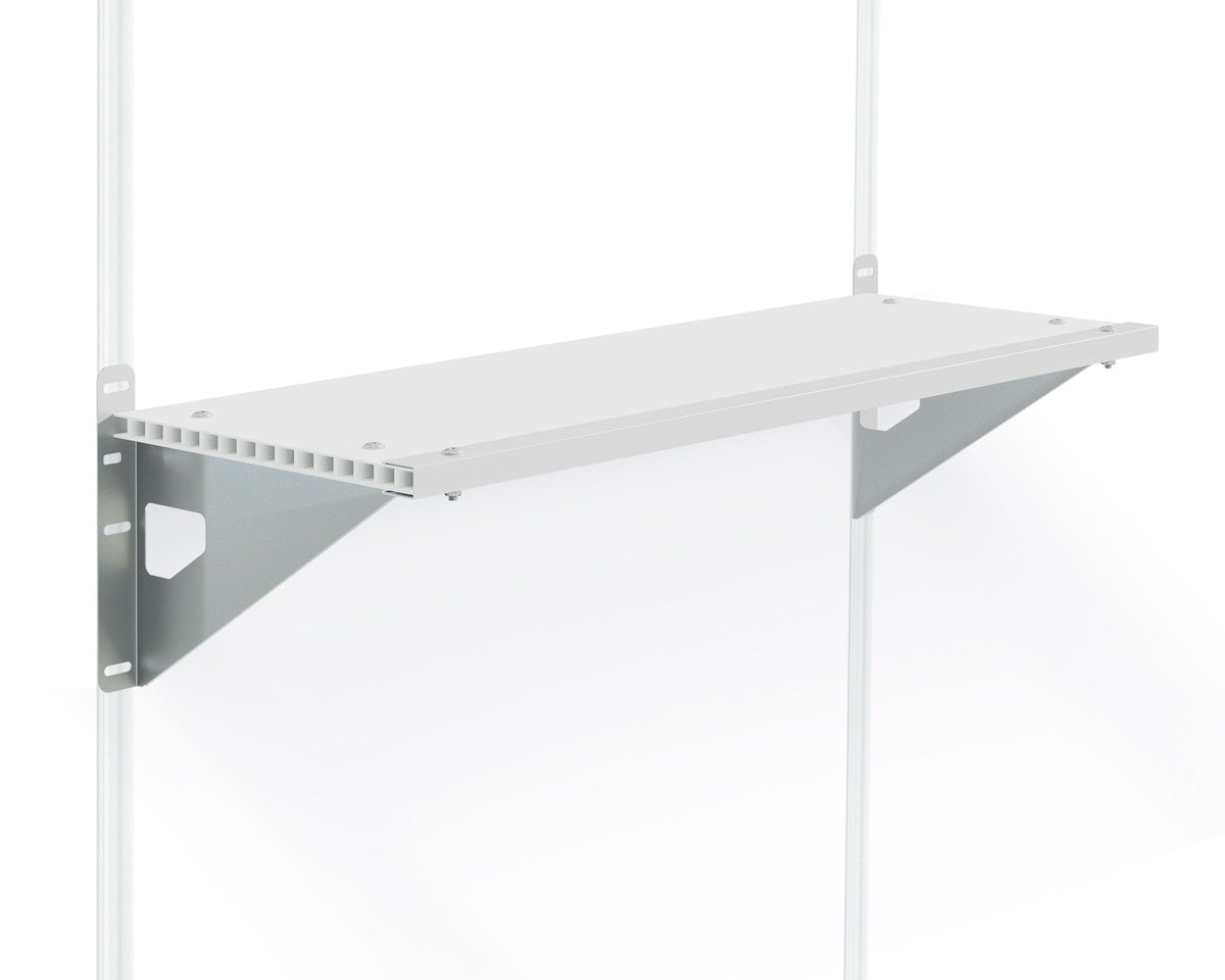 CANOPIA Polycarbonate Shelf Kit with Steel Brackets, 30-kg