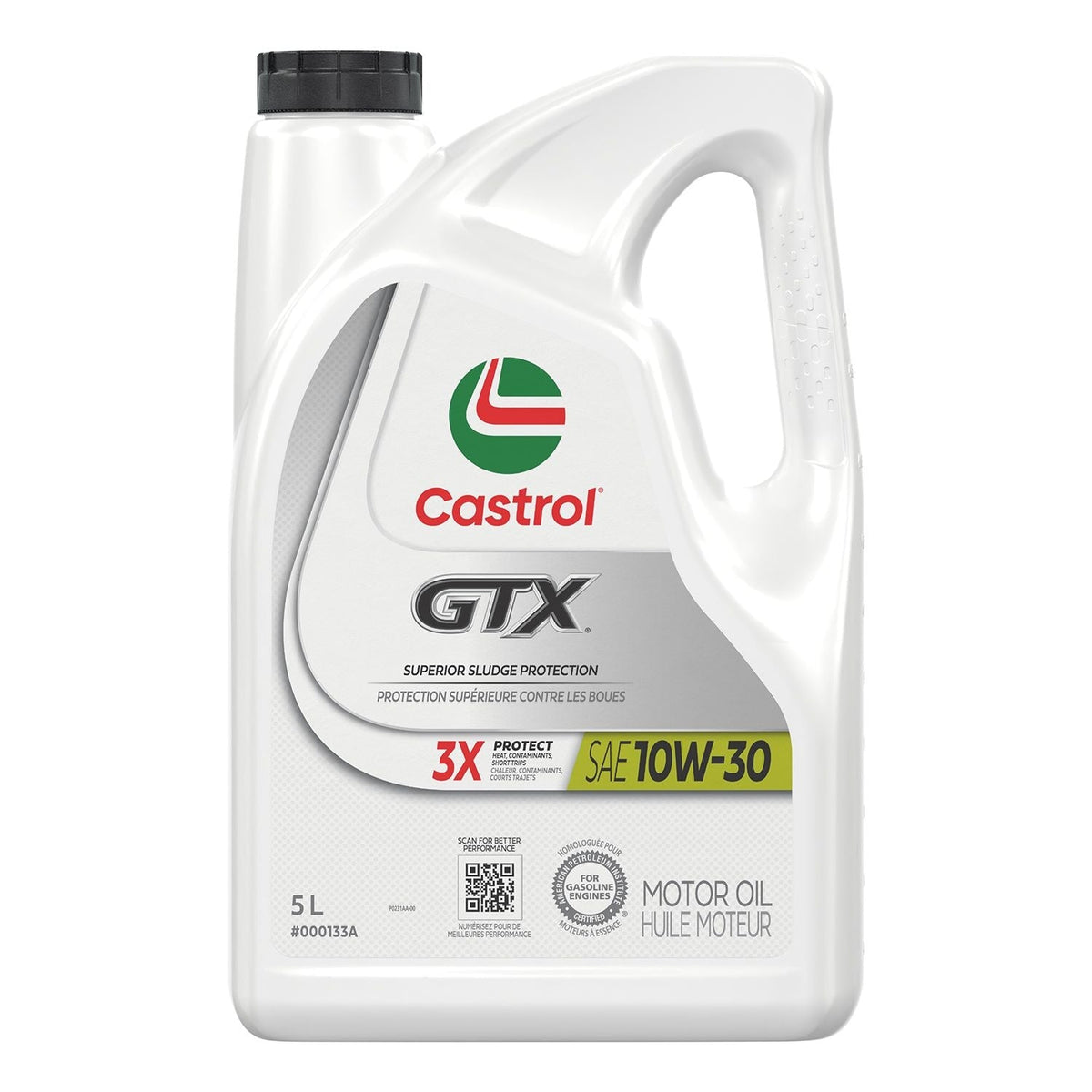 Castrol GTX 10W30 Conventional Engine/Motor Oil, 5-L