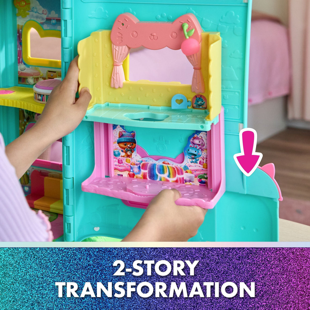 Gabby's Dollhouse Licensed Ultra Rooms for Ages 3+