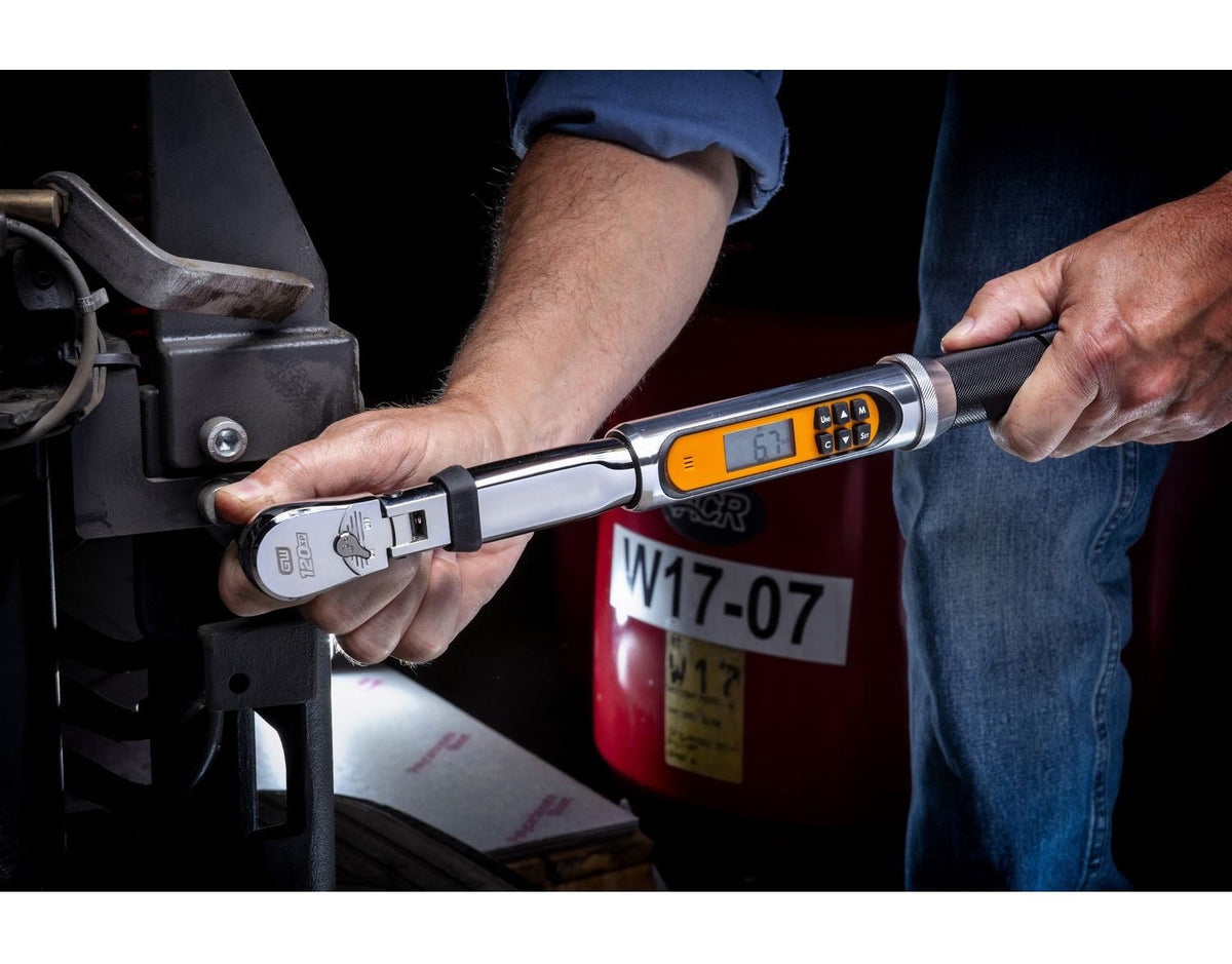GearWrench 120XP Flex Angle Digital Torque Wrench, 1/4-in