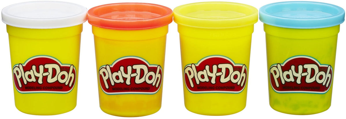 Hasbro Play-Doh Modeling Compound Creative Toy for Toddlers, Assorted 4 pk, Ages 2+