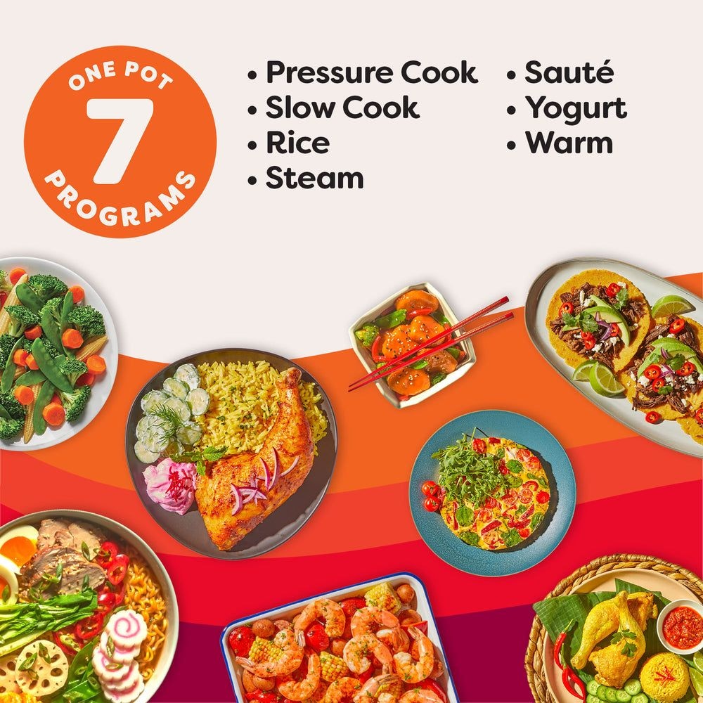 Instant Pot Rio Mini Pressure Cooker with Easy Release, 4-qt