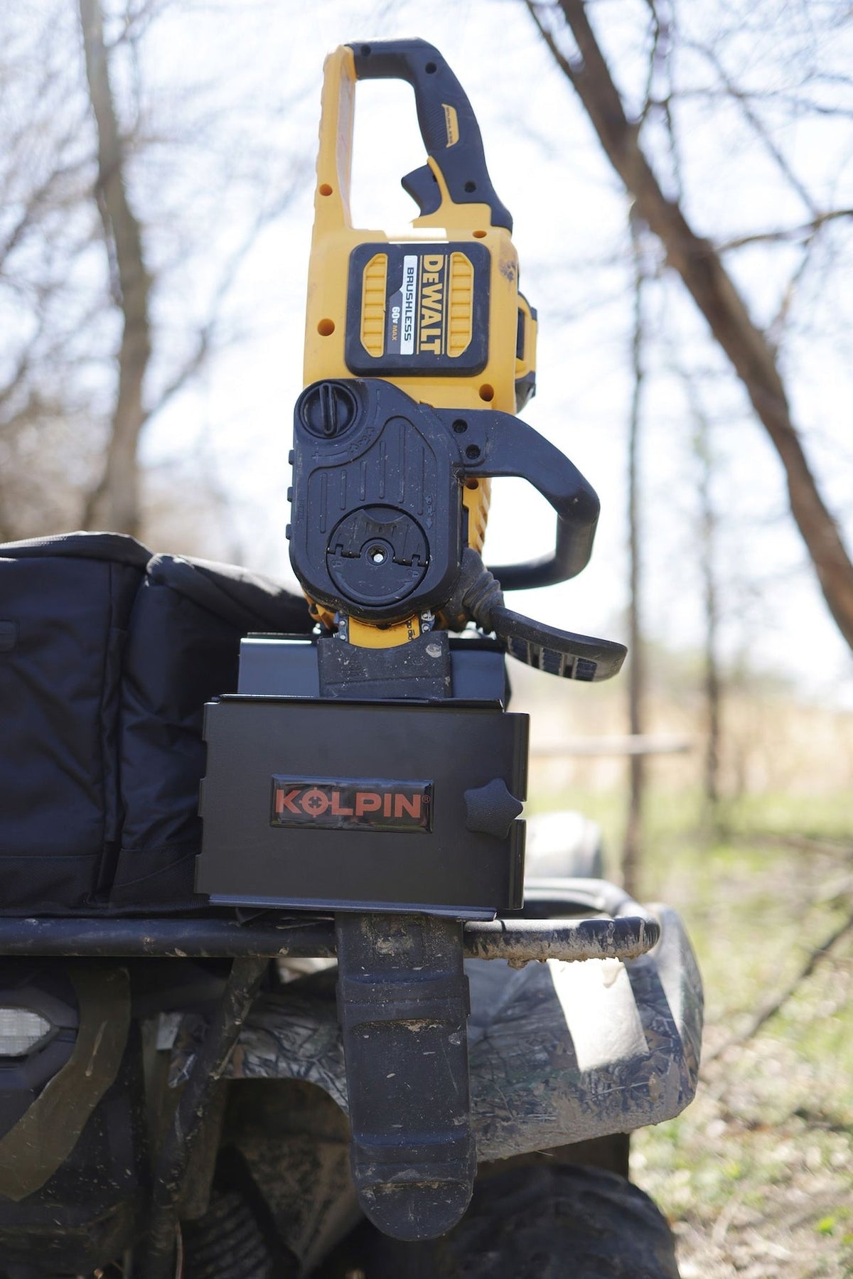 Kolpin 20044 Universal Chain Saw Press II Bracket, Black