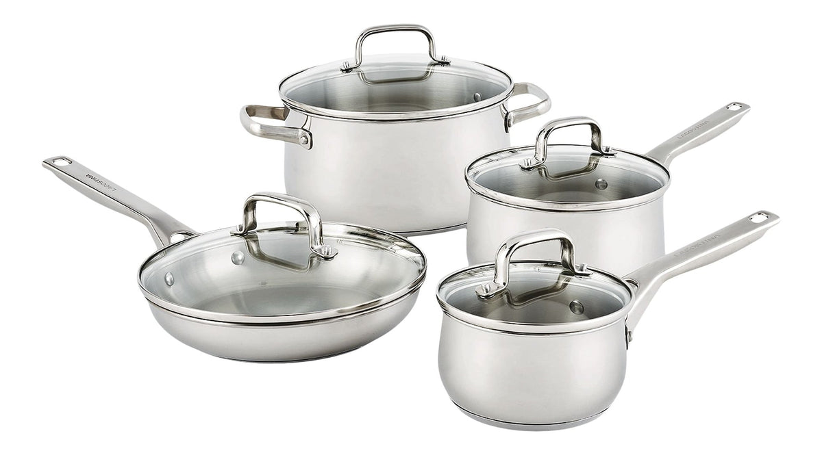 Lagostina Classico Stainless Steel Cookware Set, 8-pc