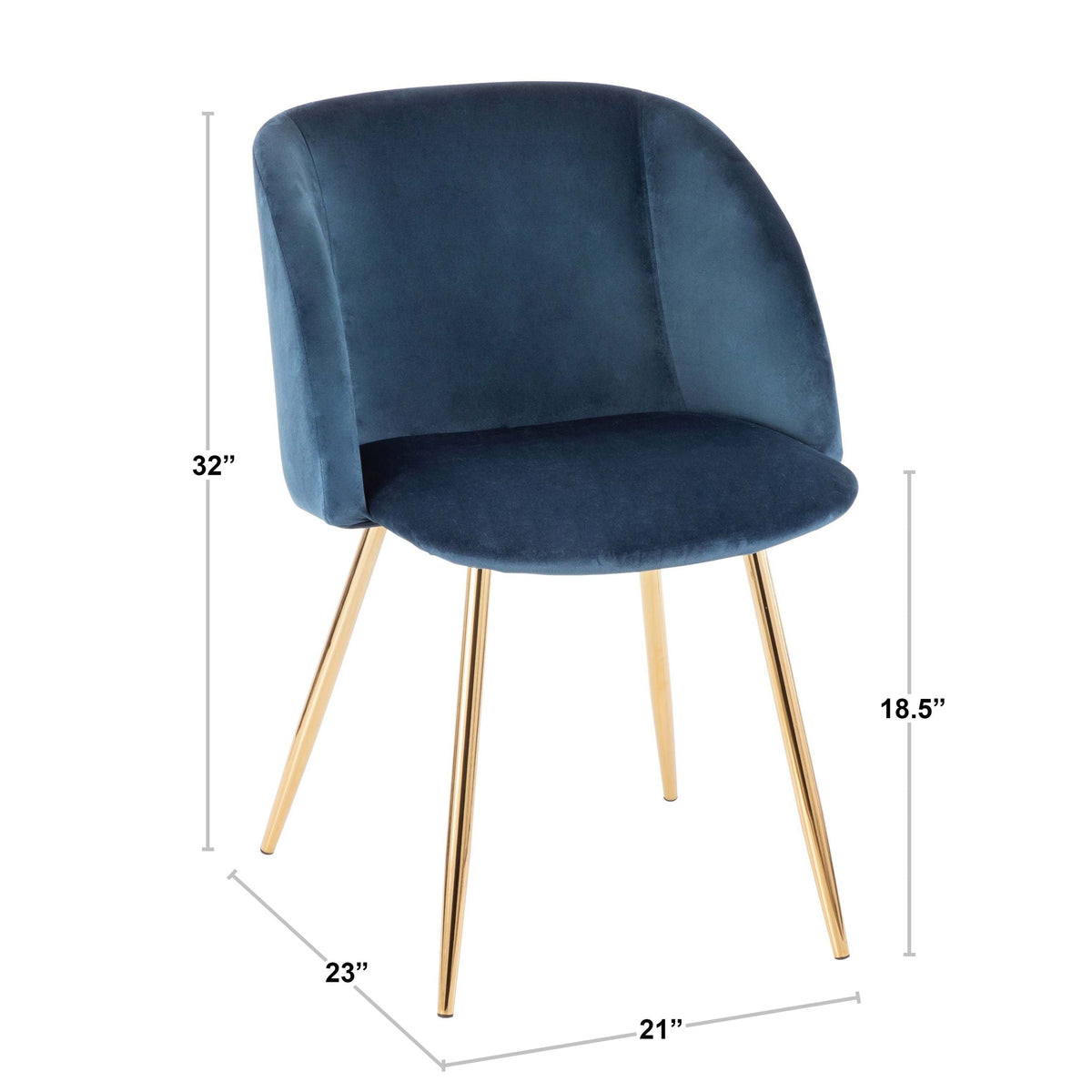 LumiSource Fran Chair Set, 2-pk