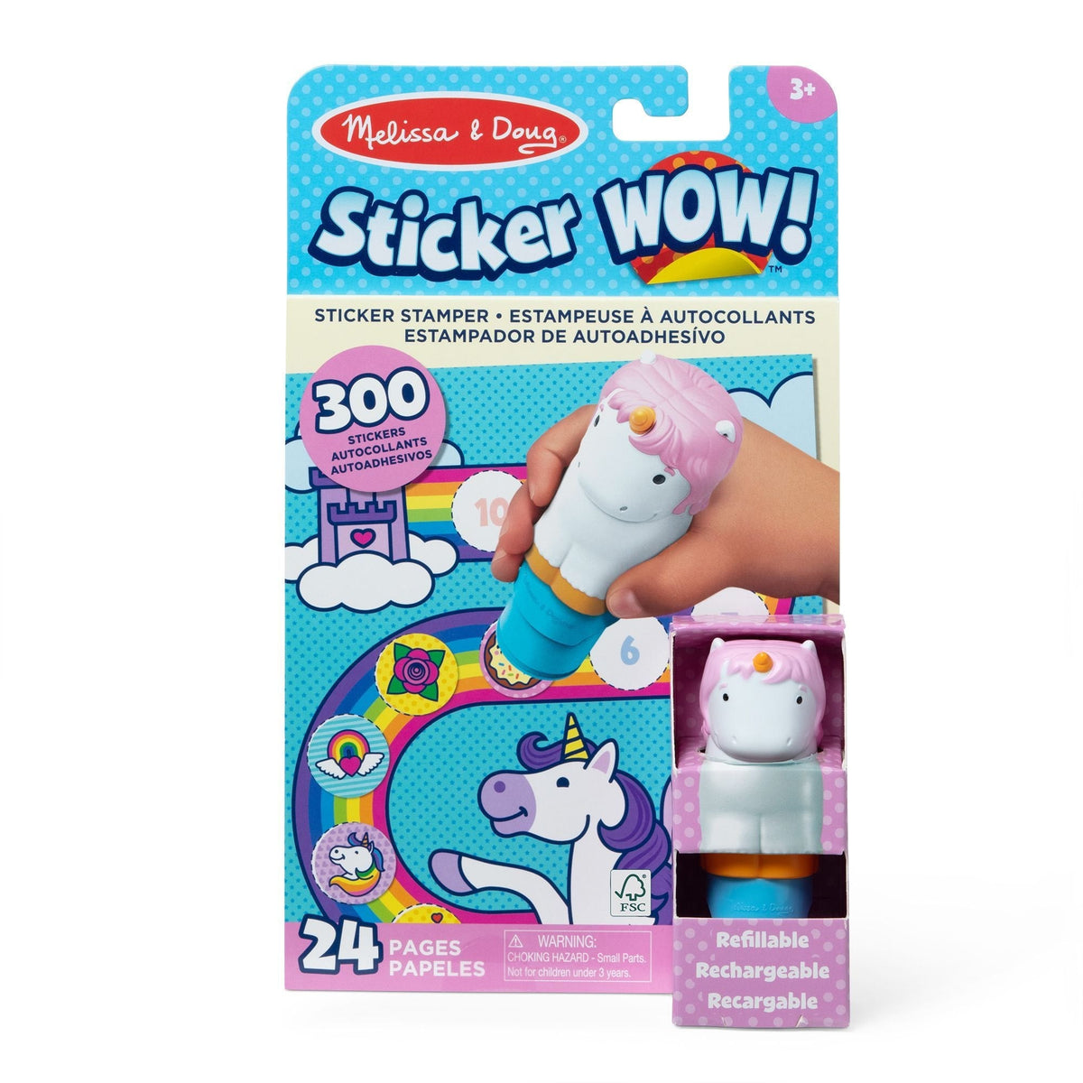 Melissa & Doug Sticker WOW! 24-Page Activity Pad, Ages 3+