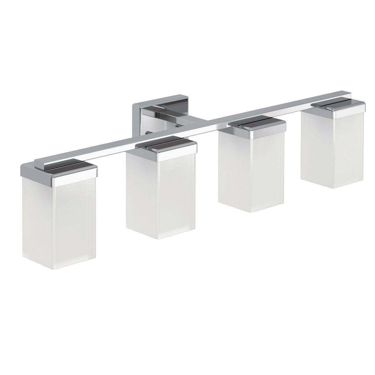 Moen 90-Degree Vanity Lighting Fixture, Chrome, 4-L