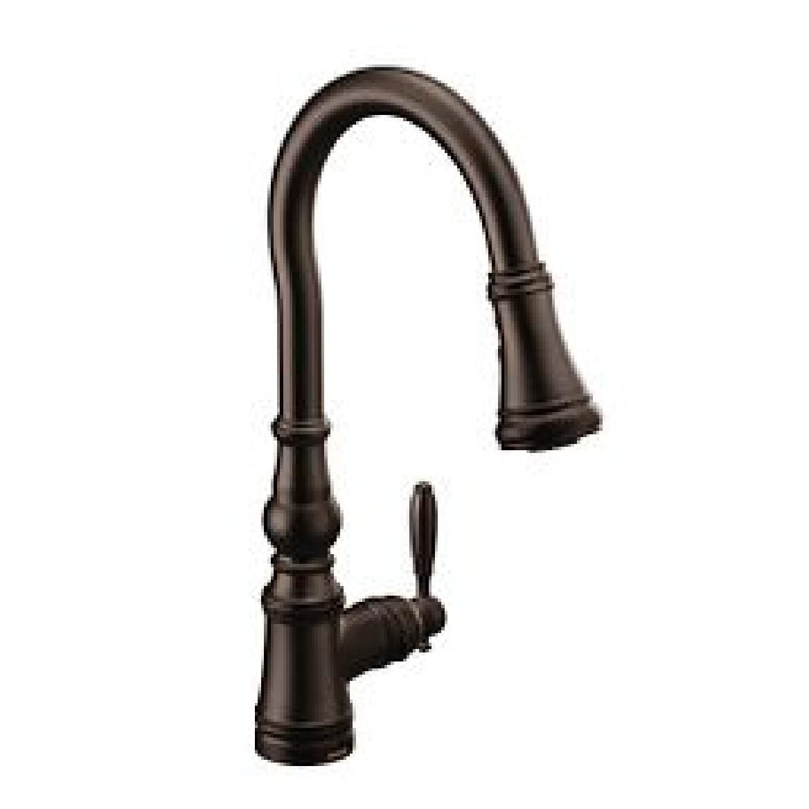 Moen Weymouth Single Handle Pull Down Kitchen Faucet, Various Finishes