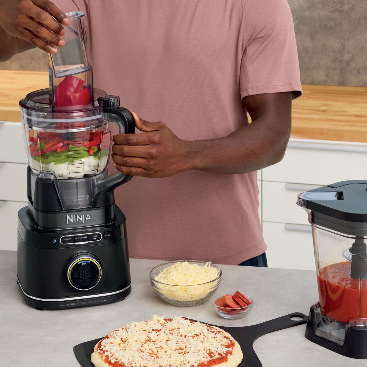 Ninja BlendSense Kitchen System Power Blender & Food Processor, 10 Pre-set Programs, 1800W