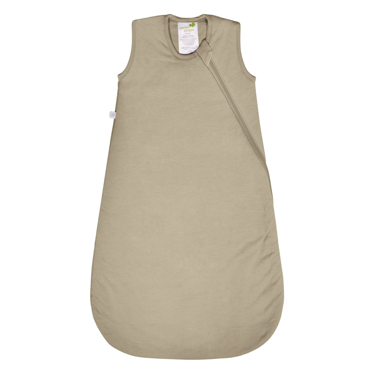 Perlimpinpin Bamboo Newborn Sleep Bag, Taupe, 0-6 months