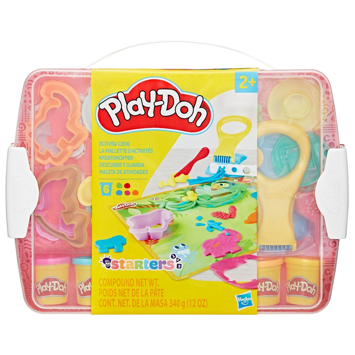 Play-Doh Activity Case with 16 Tools & 6 Colours, Ages 2+