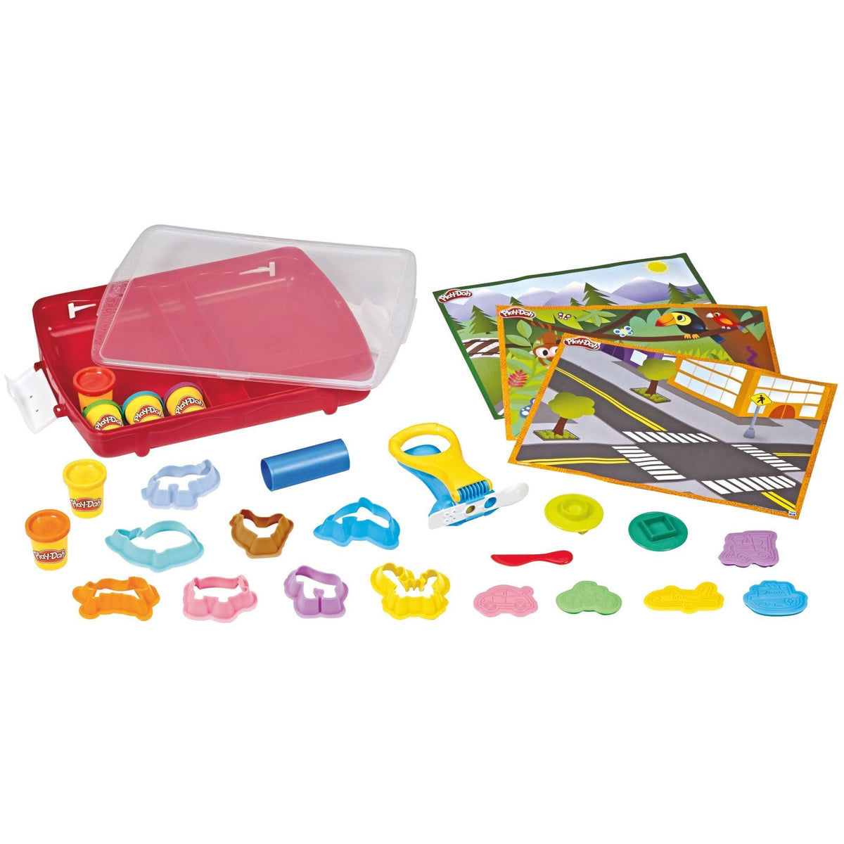 Play-Doh Activity Case with 16 Tools & 6 Colours, Ages 2+