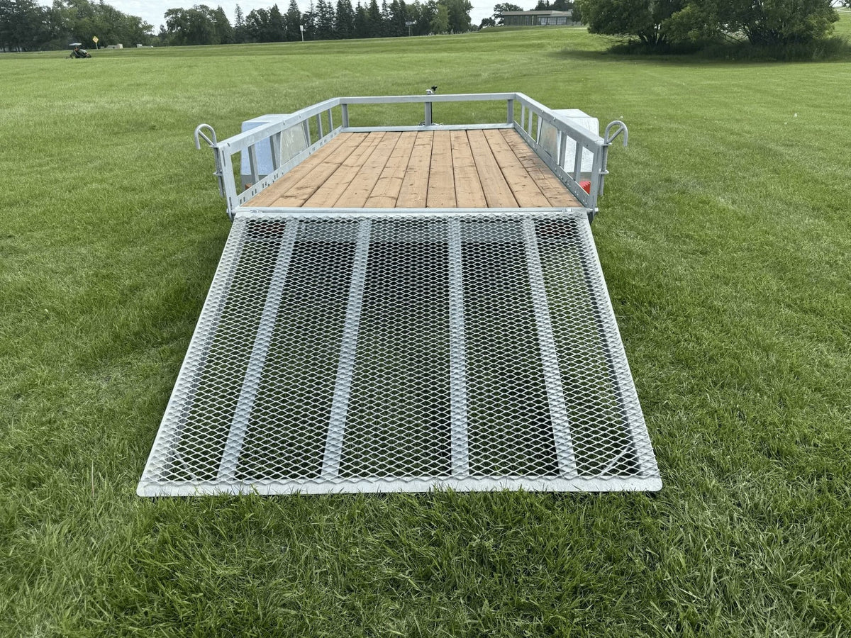 True North 60-in x 10-ft Galvanized Utility Trailer
