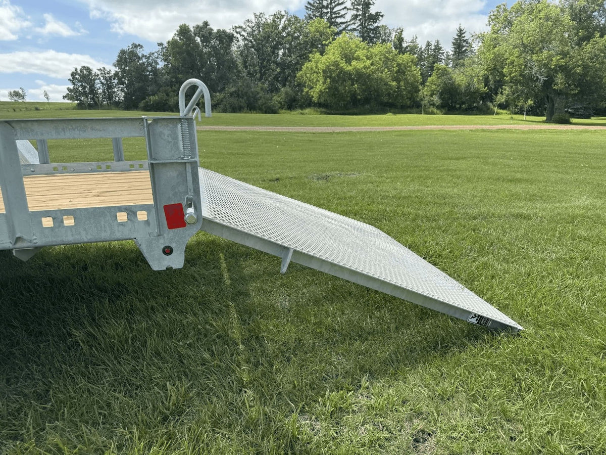 True North 60-in x 10-ft Galvanized Utility Trailer