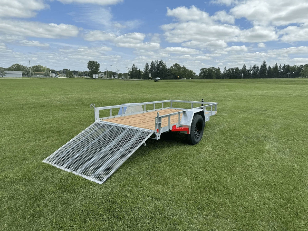 True North 60-in x 10-ft Galvanized Utility Trailer