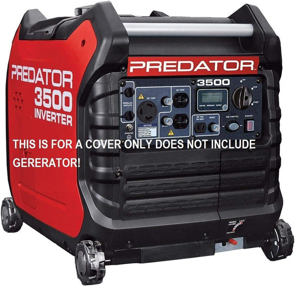 Fits Predator Inverter 3500 watt Generator Cover (BLACK) COVER ONLY Z3