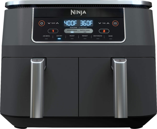Ninja Foodi DualZone 6-in-1 8-Qt Air Fryer – Black T0