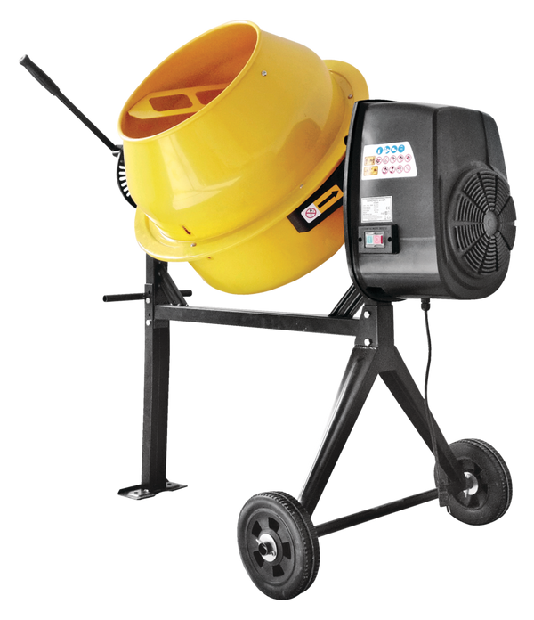 74013 5A Portable Electric Concrete Mixer, 115-L/4-cu-ft N3