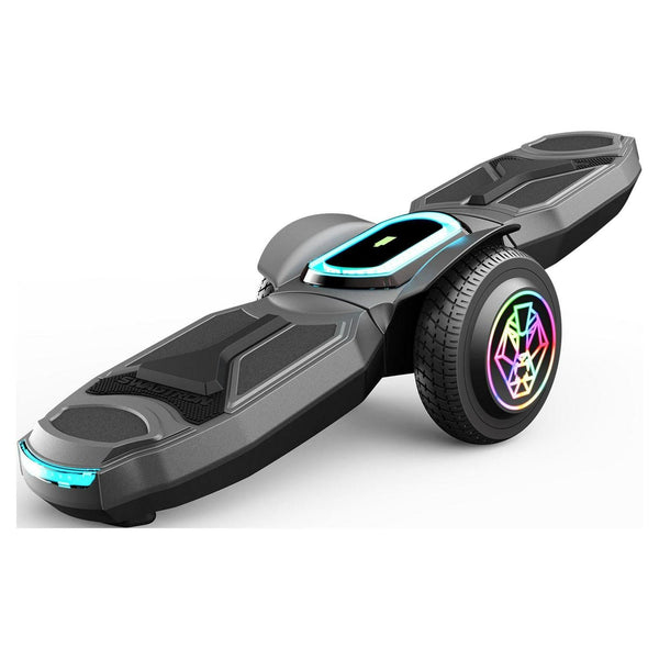 Swagtron Shuttle Zipboard Electric Hoverboard Skateboard 7 mph and 3-Mile Range LED Wheels Bluetooth Speaker X8