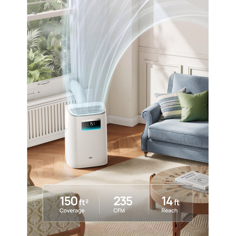 Dreo DR-HAC012S 8,000 BTU Smart Portable Air Conditioner – White N8