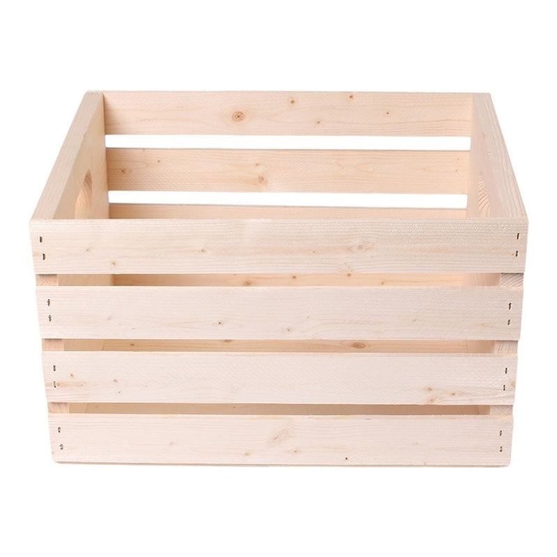 Adwood Solid Pine Wood Storage Crate, 16-in P3