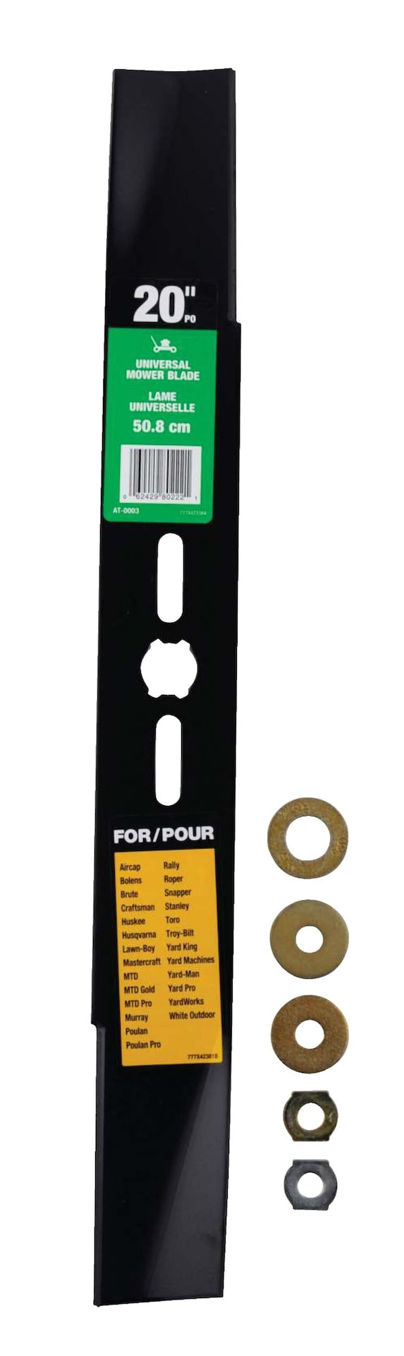Atlas Lawn Tractor Two Replacement Blade Set, 42-in, Black I5