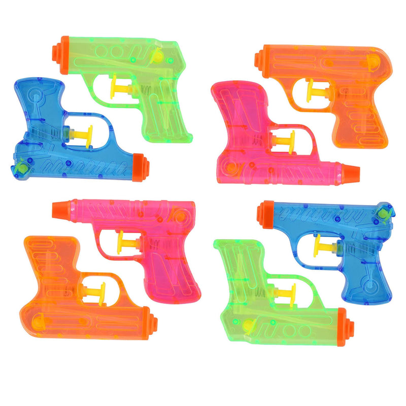 Banzai Mini Soaker Water Blasters, Kids' Outdoor Summer Water Toy, Age 3+, 8-Pk L3