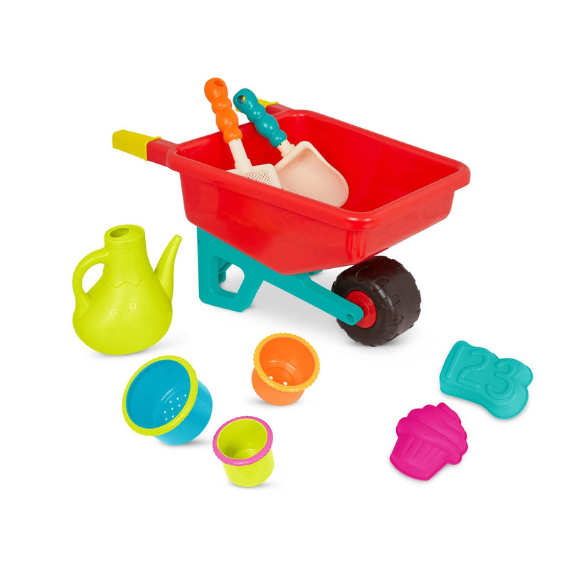 Battat Wheelbarrow Wonders Beach Set I3
