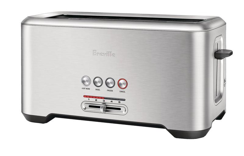 Breville ‘A Bit More’ 4-Slice Toaster, Brushed Stainless Steel D2