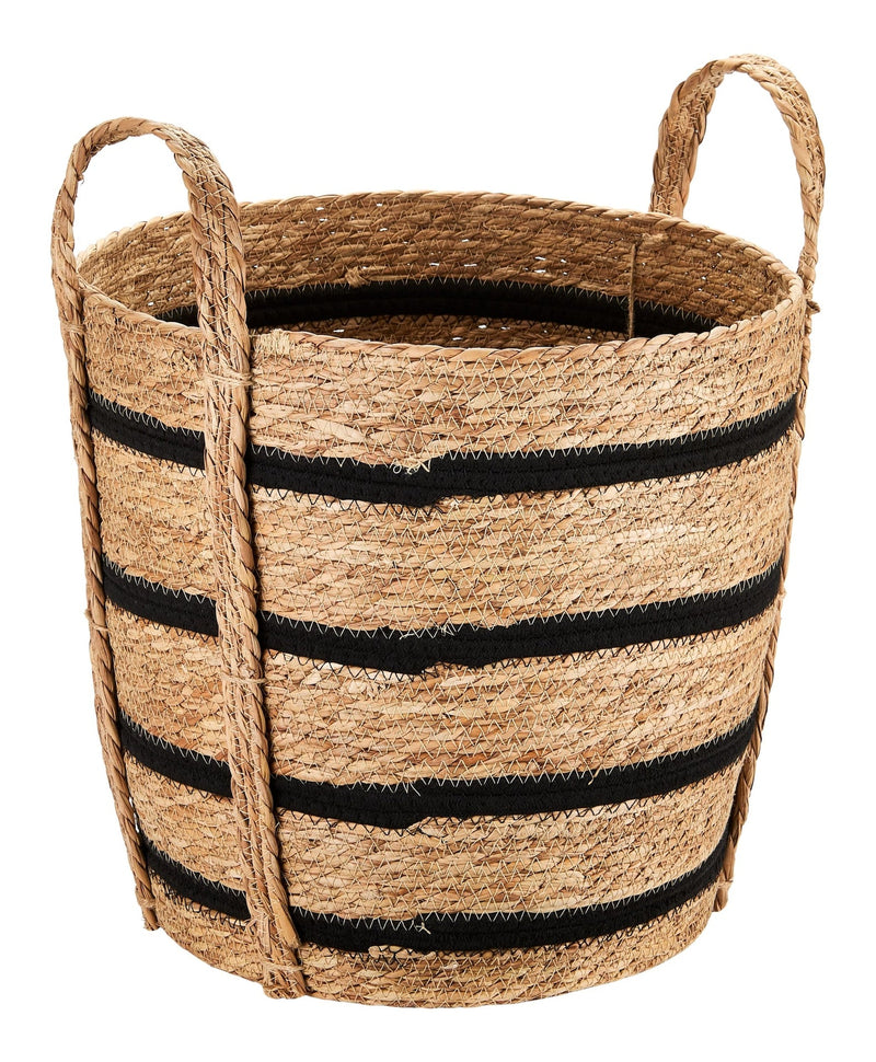 Canvas Henry Tall Woven Cotton Rope Storage Basket U7