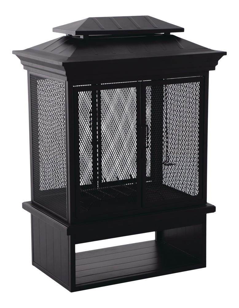 CANVAS McKay Outdoor Wood Burning Fireplace, 35-3/8 x 24 x 51-1/2-in P0