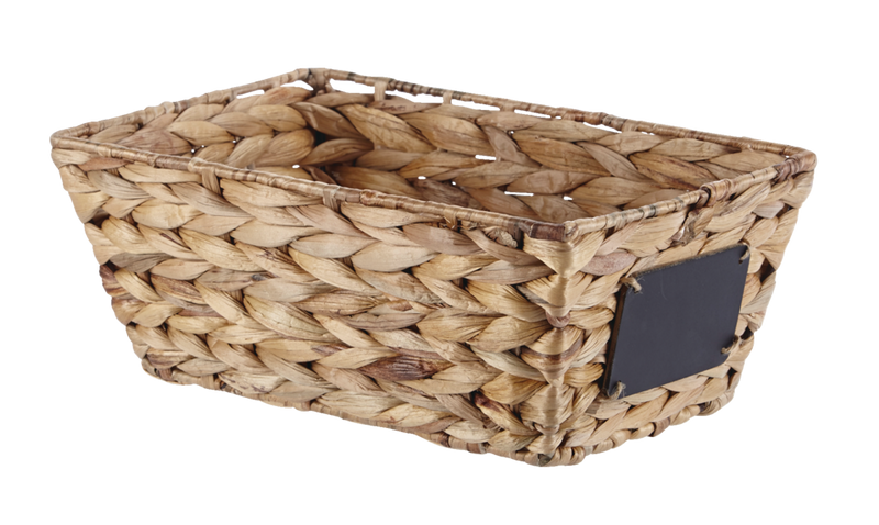 CANVAS Meg Rectangular Hand Woven Storage Basket, 12 x 8 x 5.1-in Y3