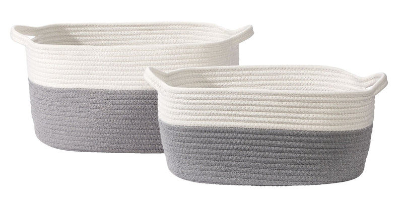 CANVAS Nesting Rope Baskets Set, 2-pk T5