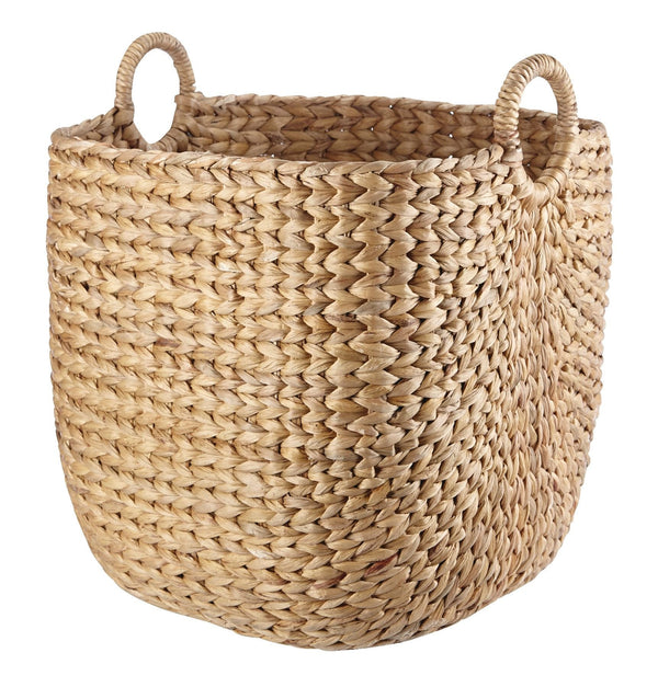 CANVAS Nola Hand Woven Basket, Large, 16 15/16 x 16 15/16 x 18 1/2-in G5