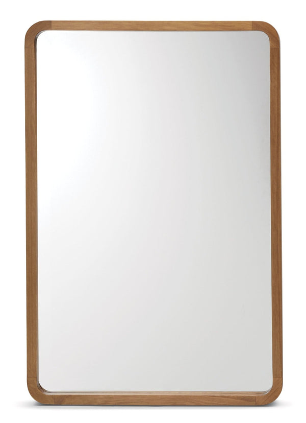 CANVAS Springside Pearwood Rectangular Wall Mirror, Brown, 24 x 36-in G7