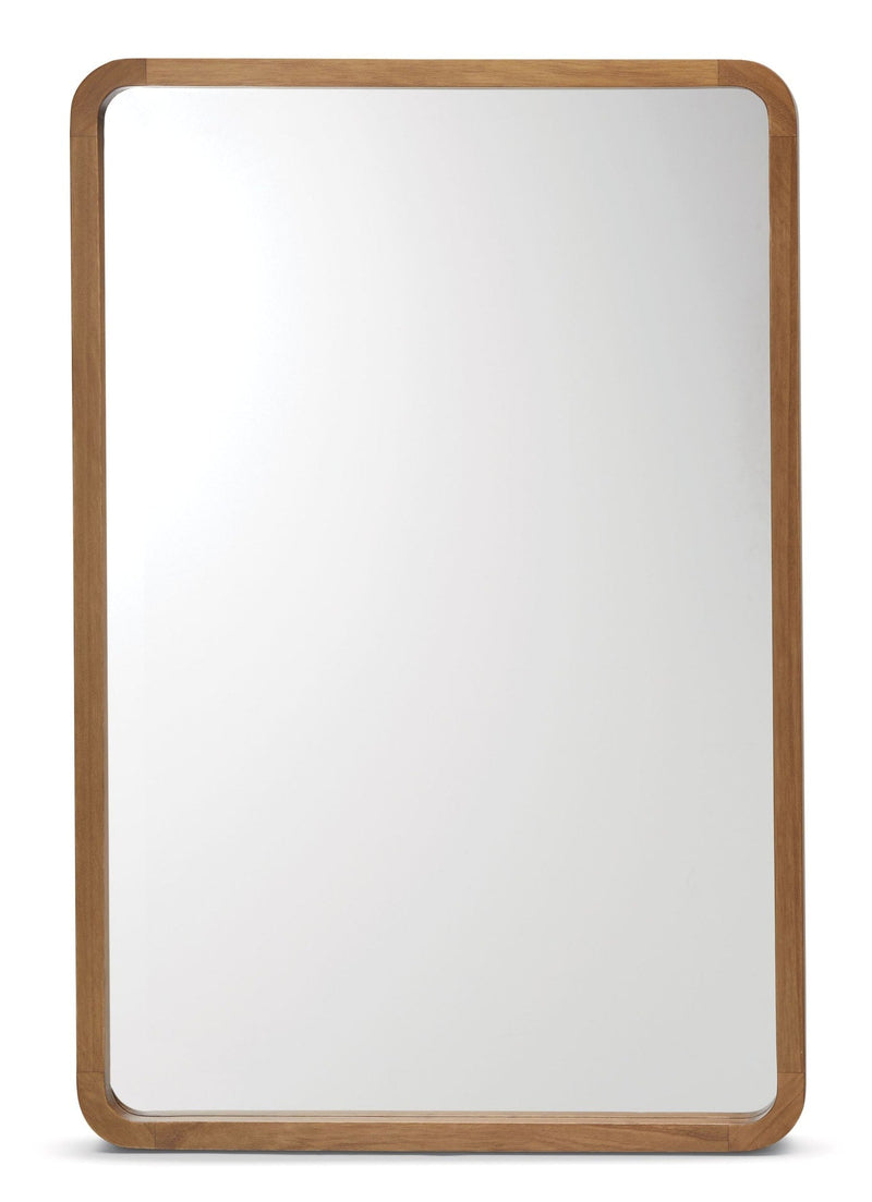 CANVAS Springside Pearwood Rectangular Wall Mirror, Brown, 24 x 36-in G7