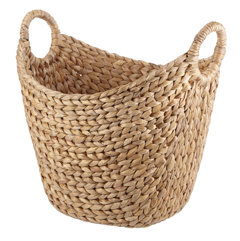 CANVAS Tess Curved Hand Woven Storage Basket, 16 x 12 x 15-in C5