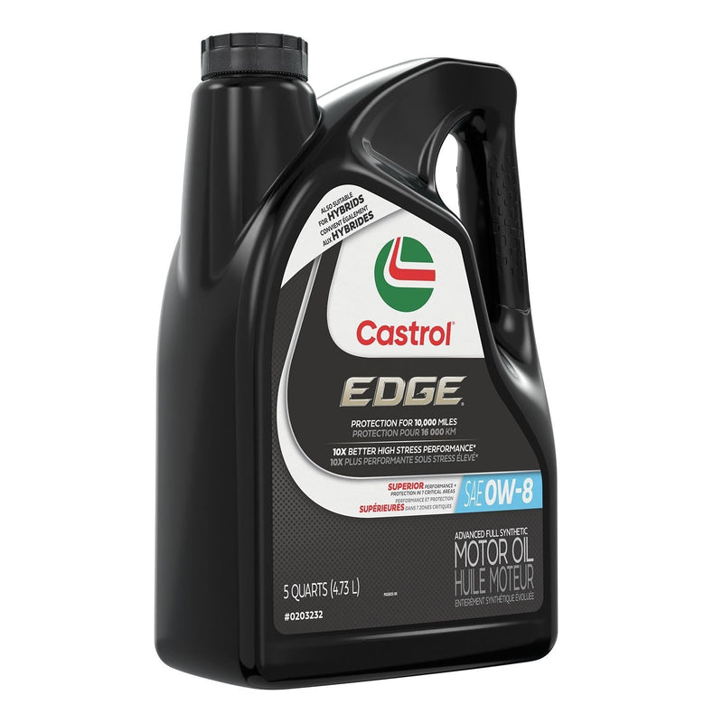 Castrol EDGE 0W8 Synthetic Motor Oil, 5-L F9
