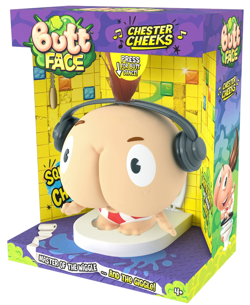 Chester Cheeks Butt Face Interactive Farting Toy D1