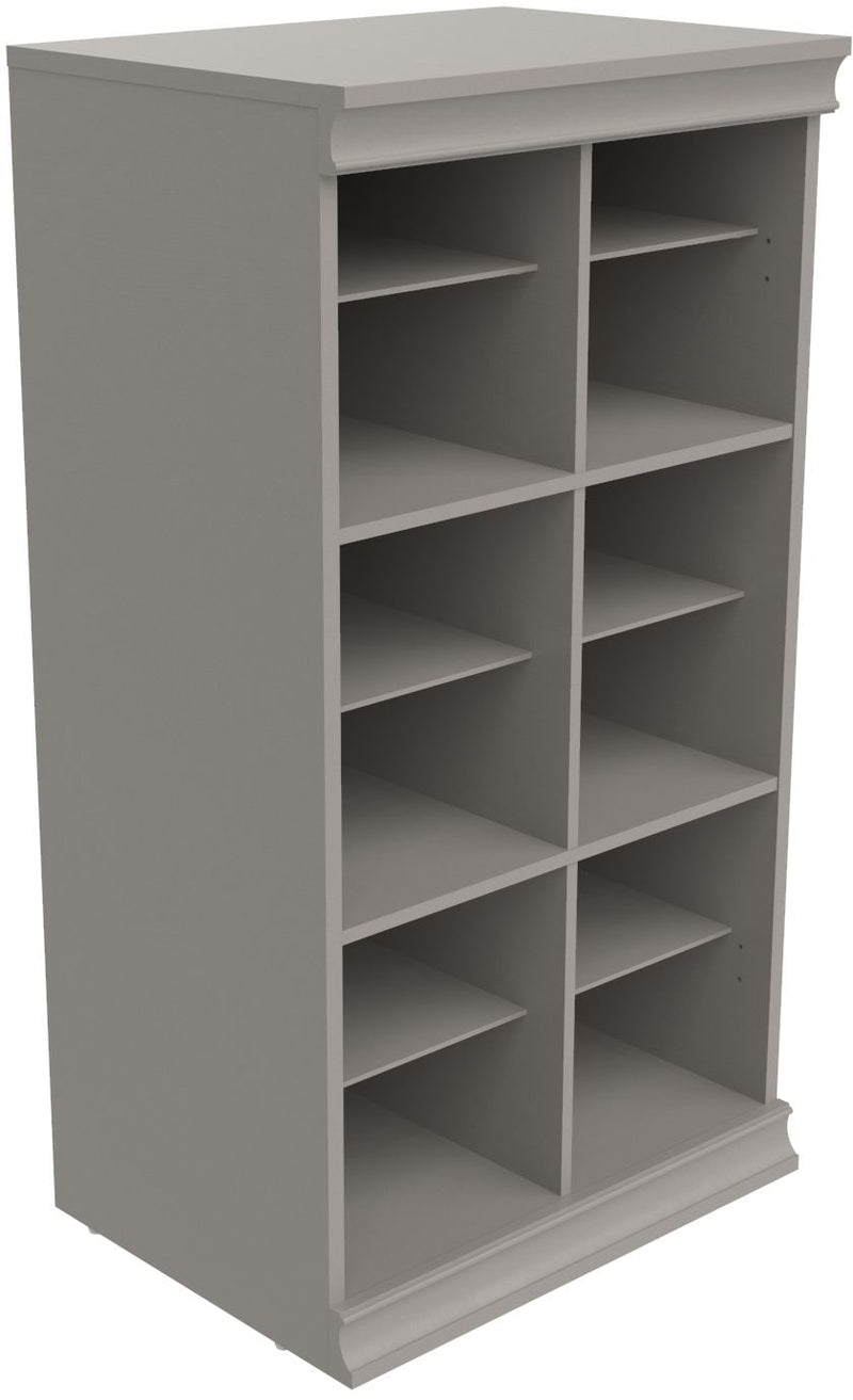 ClosetMaid Modular Adjustable Divided Storage Shelves/Unit, Taupe Q4