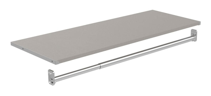 ClosetMaid Modular Shelf & Hang Rod Kit, Taupe R2