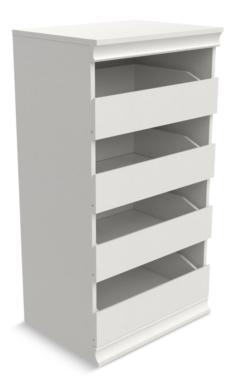 ClosetMaid Modular Stackable 4-Drawer Storage Unit, White Q8