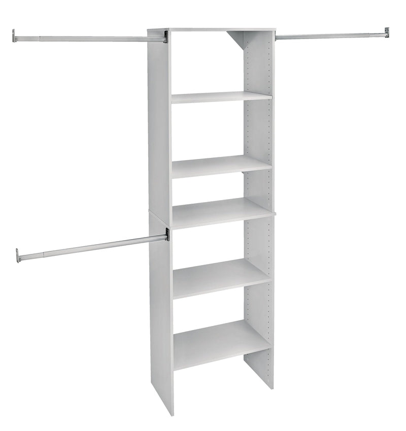 ClosetMaid Suite Symphony Starter Tower Kit, White, 25-in L1