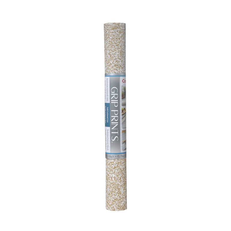 Con-Tact Grip Prints Non-Adhesive Cushioned Shelf/Drawer Liner, Beige Granite, 18-in x 4-ft T1