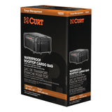 CURT 18220 Weather-Resistant Vinyl Roof Top Cargo Bag, Black, 38 x 34 x 18-in