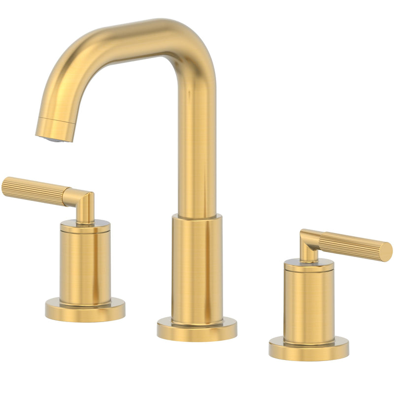 Danze Dorian 2-Handle Widespread 8-in Centreset Lavatory/Bathroom Sink Faucet, Brushed Gold Z8