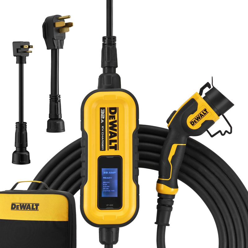 DeWalt 32A Level 1 & 2 NEMA 5-15 & 14-50 J1772 EV Charger B0