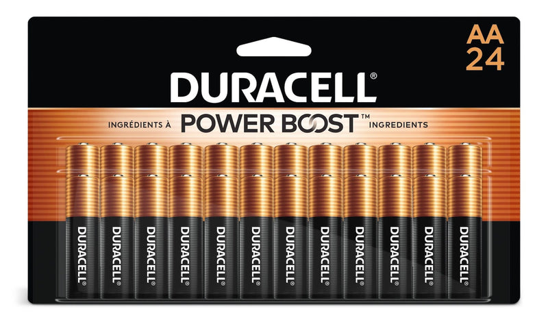 Duracell Coppertop AA Batteries, Alkaline, 24-pk K8