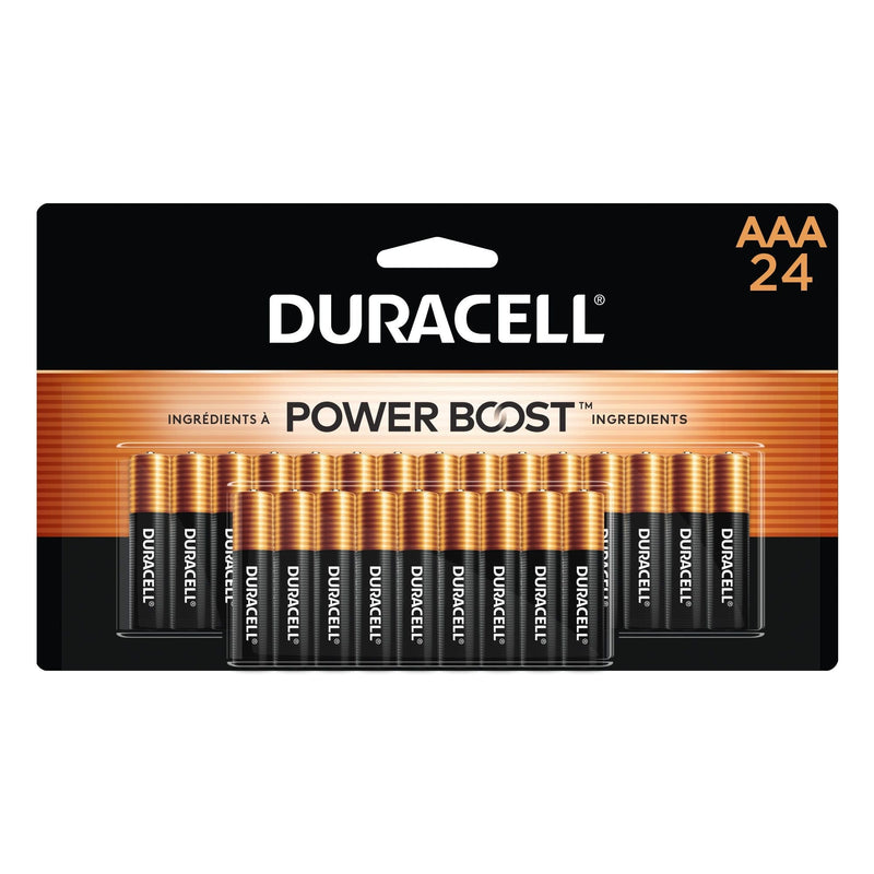Duracell Coppertop AAA Batteries, Alkaline, 24-pk Y6
